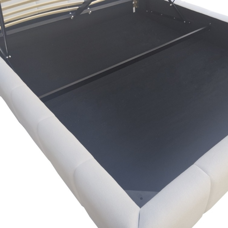 Szövettel bevont ágyneműtartó